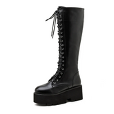 Camila Women's Long Lace Up Boots